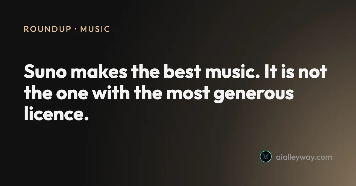 Roundup: Best AI music generator: the two we ran, and what the rest are for