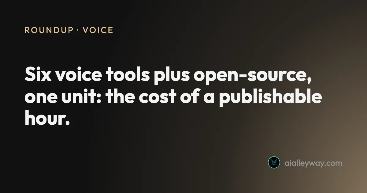 Best AI voice generator: what an hour of audio really costs