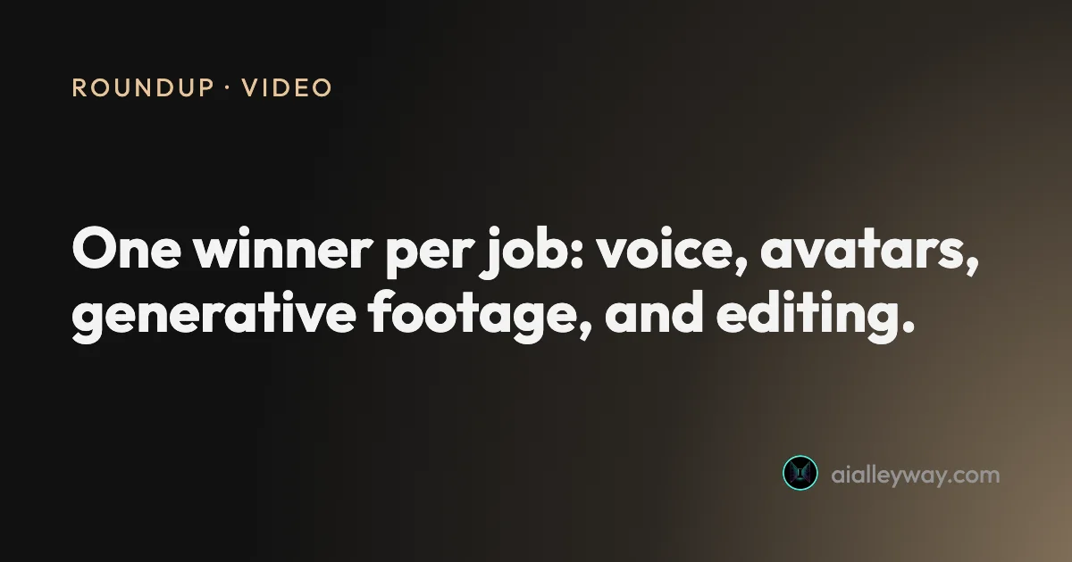 Roundup: The best script-to-video AI tools, by job