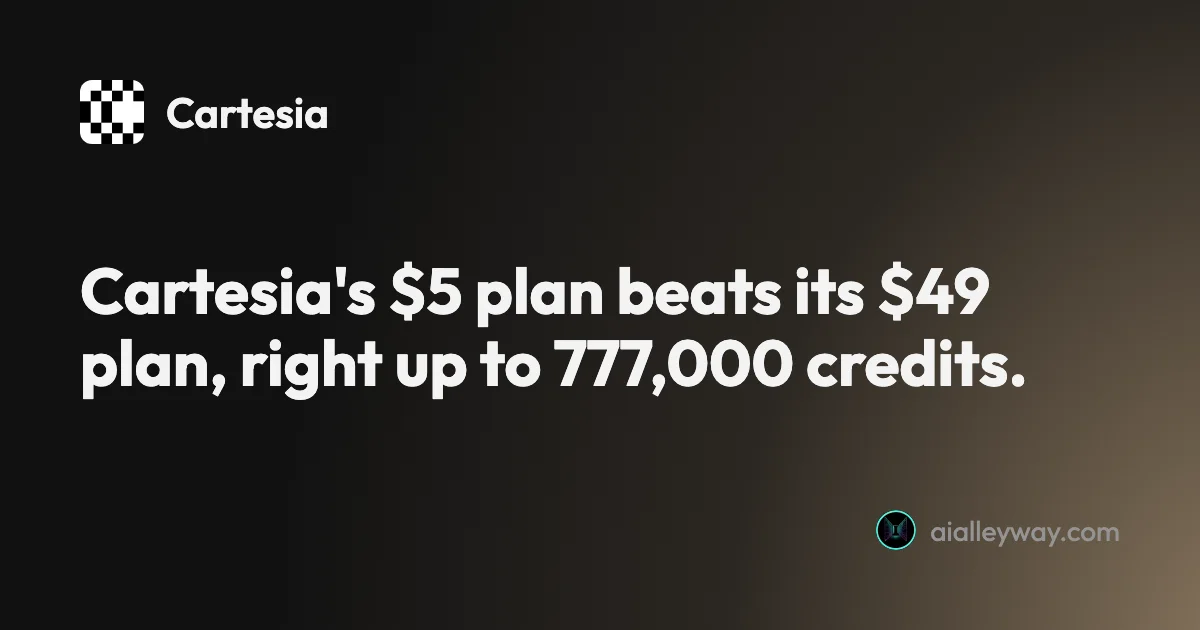 Guide: Cartesia pricing: the $5 plan goes further than it looks