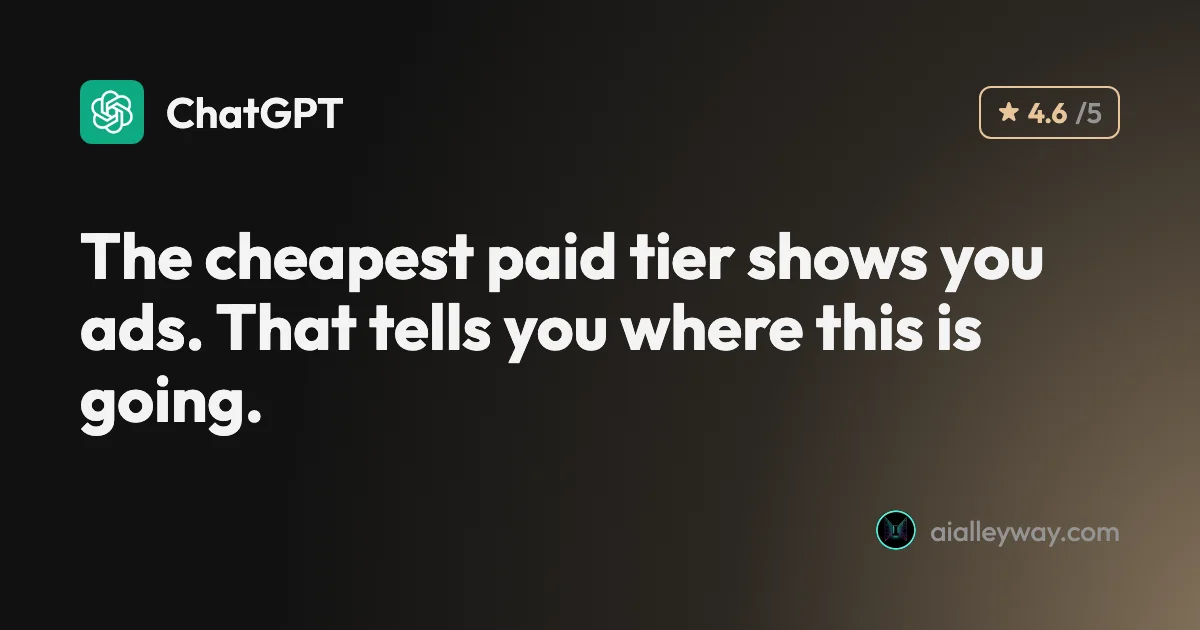 Review: ChatGPT review: the free tier is the story, not the $20 one