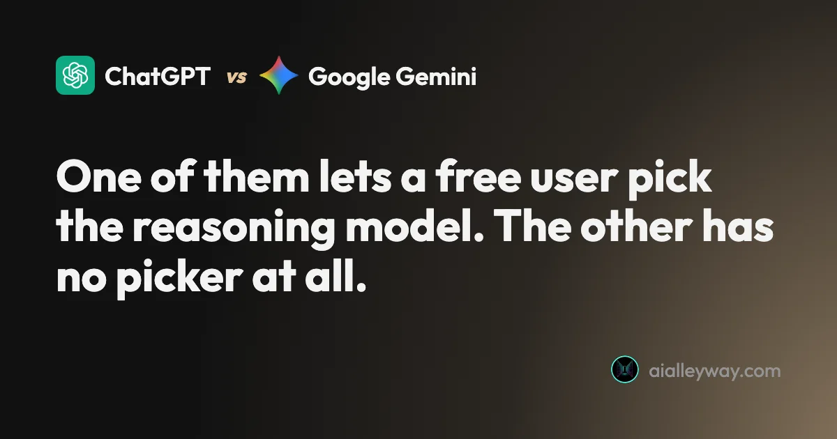 Comparison: ChatGPT vs Gemini: the free tier decides this one