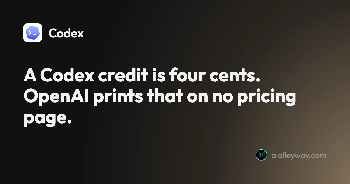 Guide: Codex pricing: what you actually pay in 2026