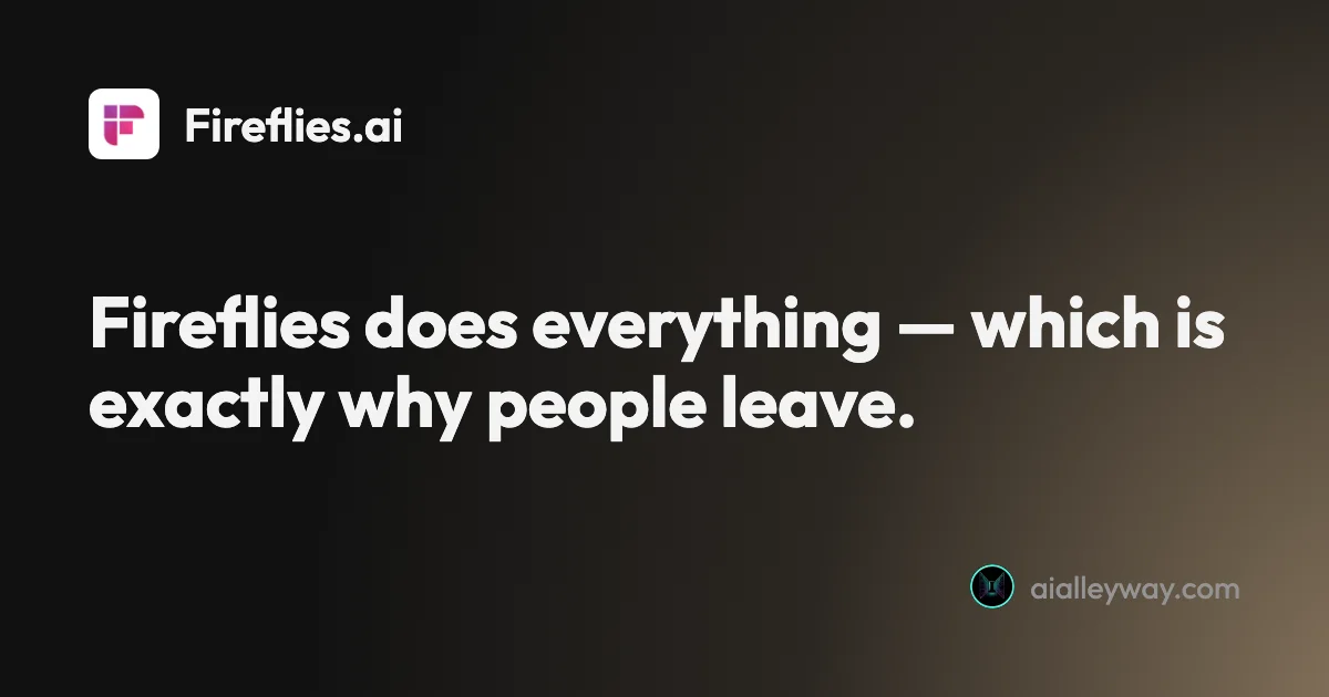 Roundup: Fireflies AI alternatives: 5 tested, simpler and free