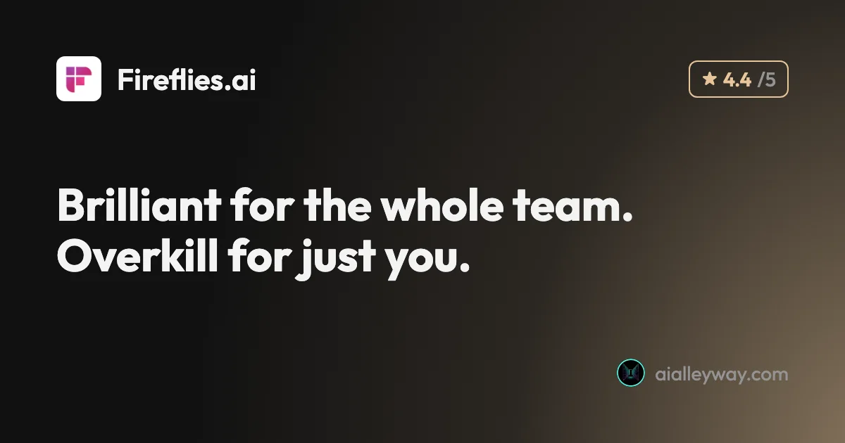 Review: Fireflies AI review: the team brain, not the solo notetaker