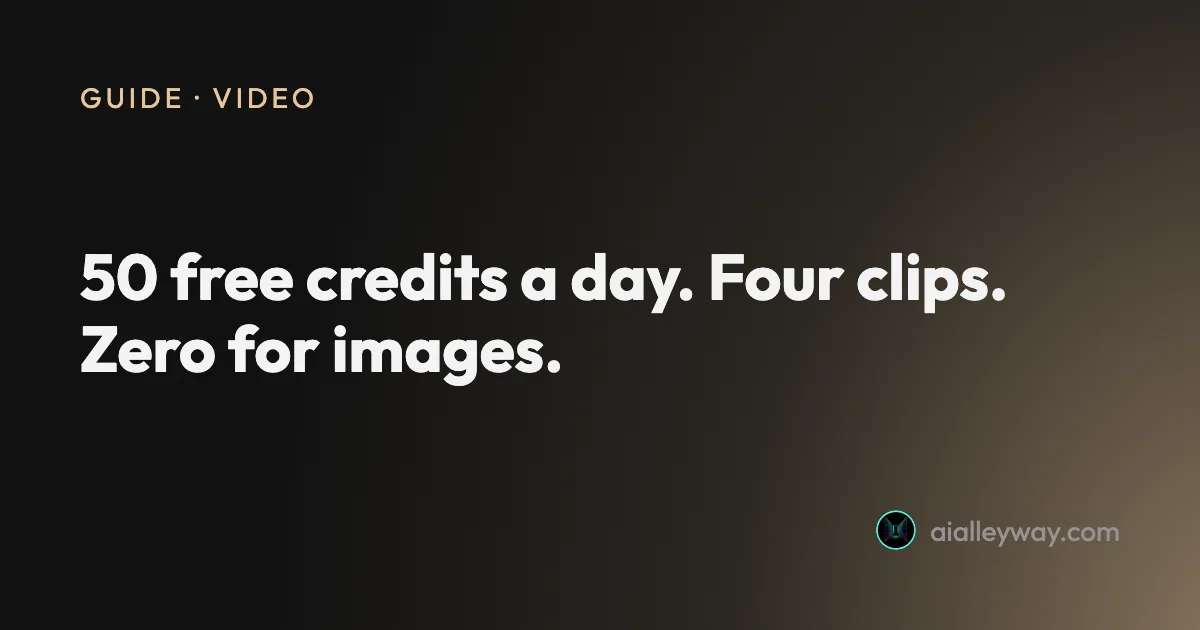 Guide: Google Flow Free: What 50 Daily Credits Buy, Tested
