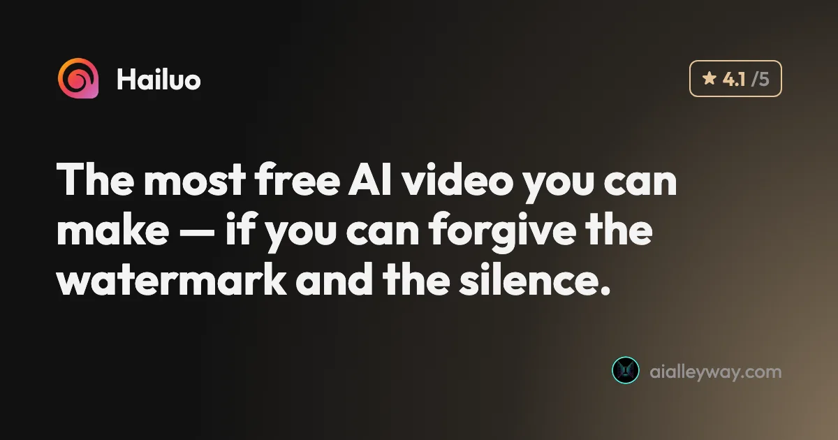 Hailuo AI review: the most generous free trial in AI video