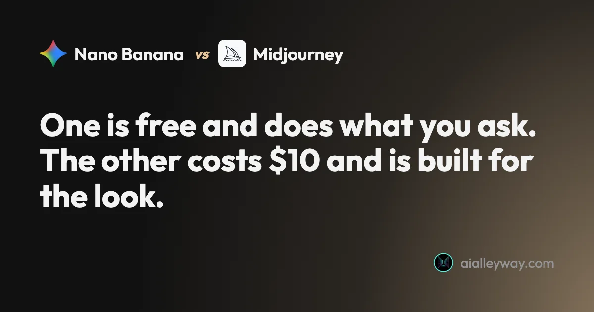 Comparison: Nano Banana vs Midjourney: Free Precision or Paid Style?
