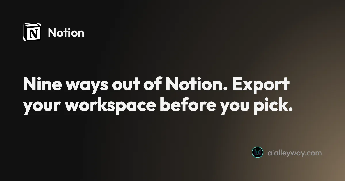 Roundup: Notion Alternatives: 9 Picks for Notes, Wikis, Tables and Tasks