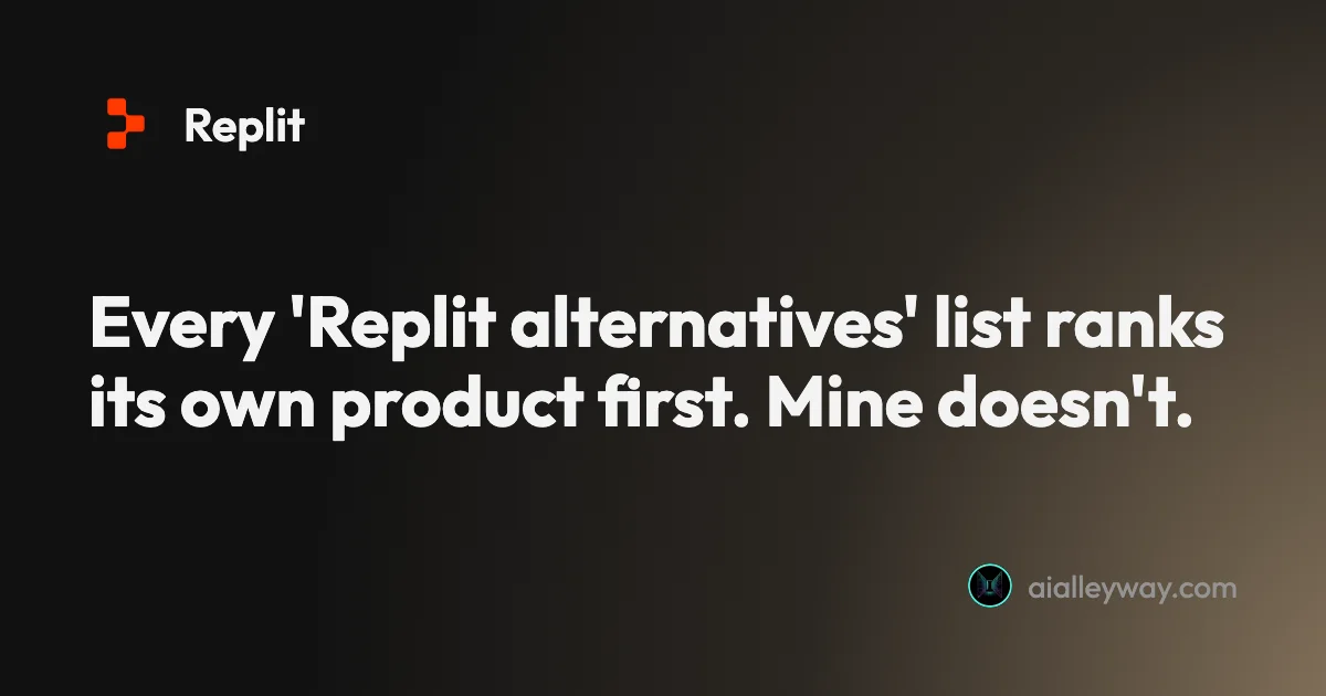 Roundup: Replit alternatives: 8 picks, and what a real build cost