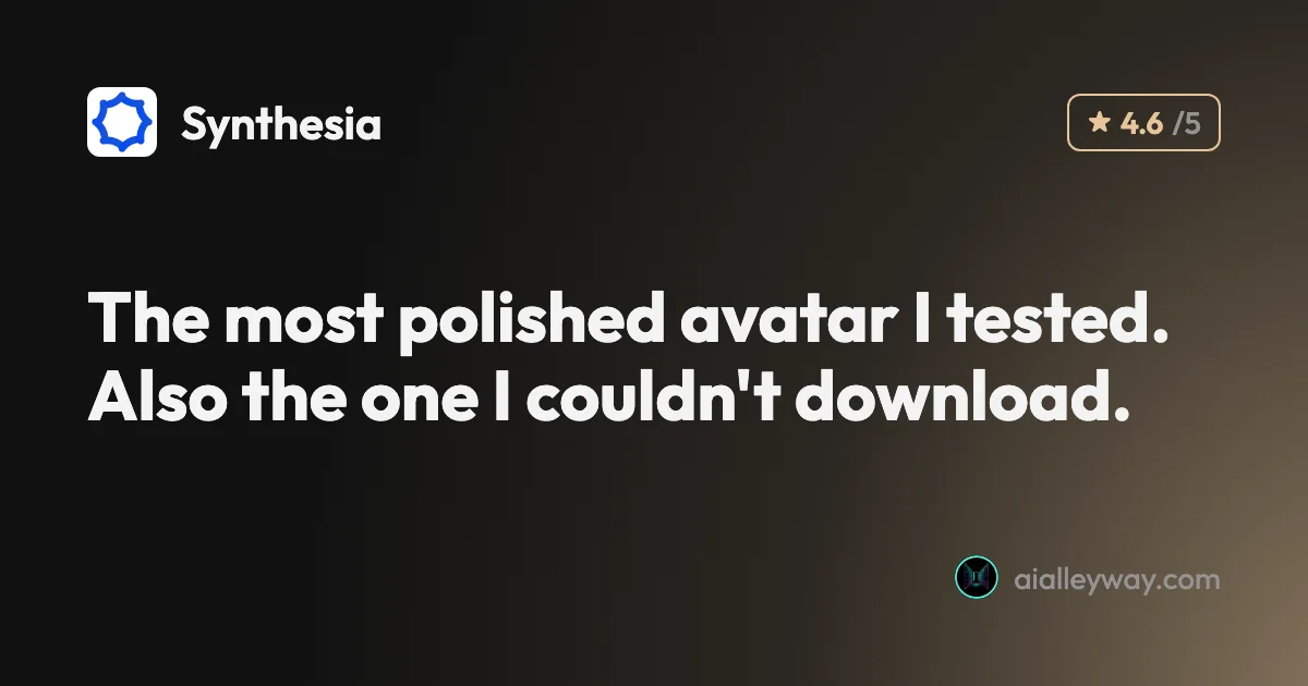 Review: Synthesia review: the enterprise standard, at a price